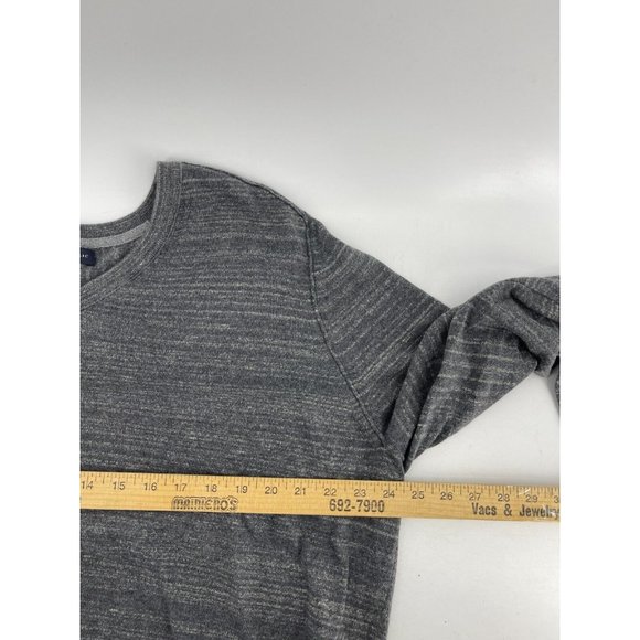Banana Republic Men's Gray Long Sleeve V Neck 100% Cotton Sweater Size XL - Picture 9 of 12